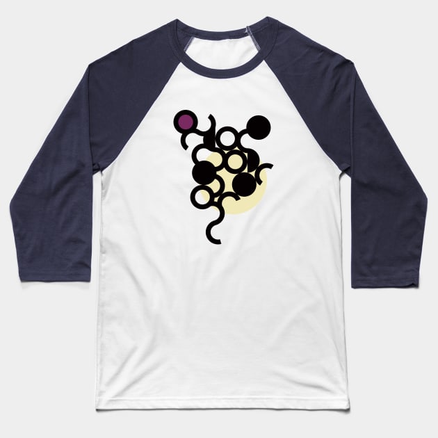 Contraption of Circles 12 Baseball T-Shirt by Dez53